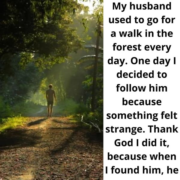 Story Time: What Happens When A Wife Follows Her Husband On His Daily Walk