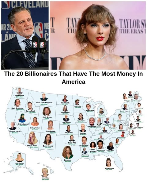 The Wealthiest Billionaires In Each State