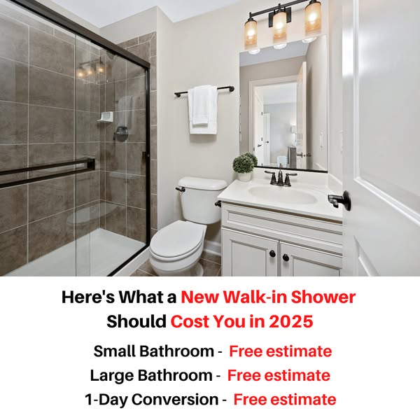 Here’s What a New Walk-in Shower Should Cost You